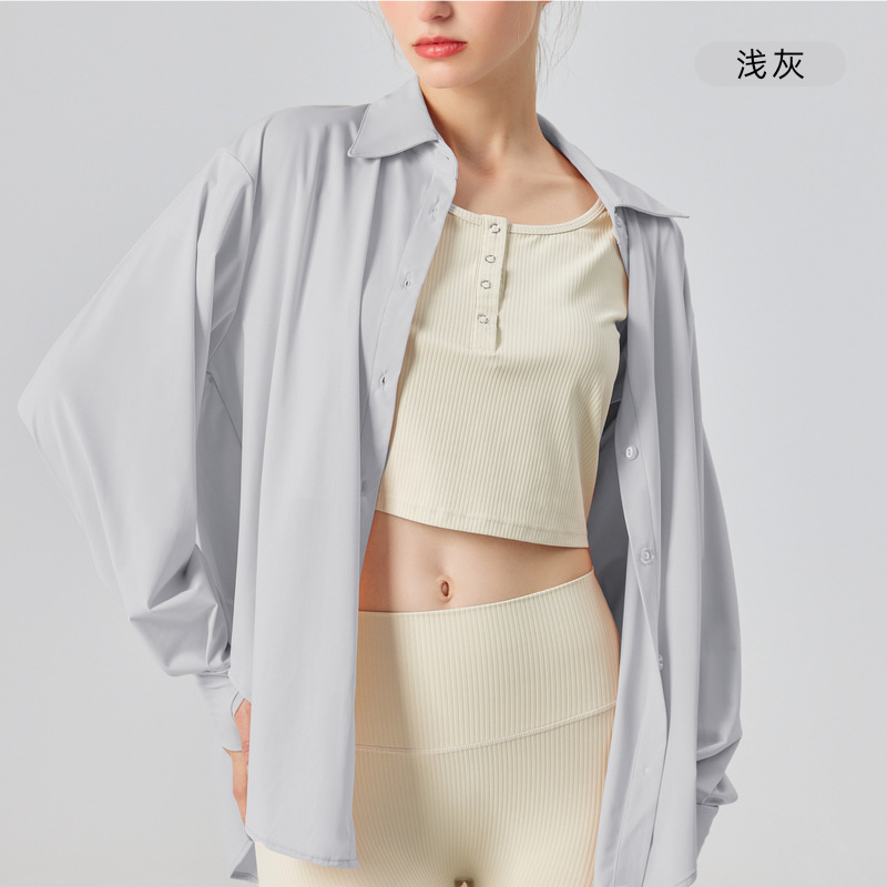 Hilo original protección solar camisa capa de las mujeres diseño sentido nicho al aire libre cardigan verano francés chic delgada manga larga top image 12