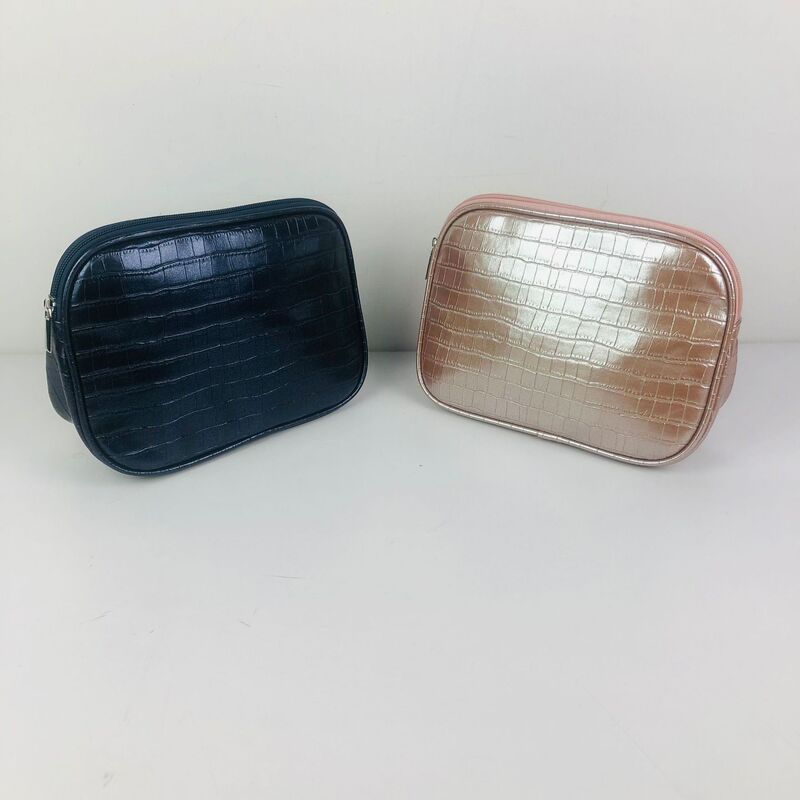 ポータブル防水化粧バッグ旅行大容量洗面袋24新品革ワニ柄スキンケア収納バッグ|undefined