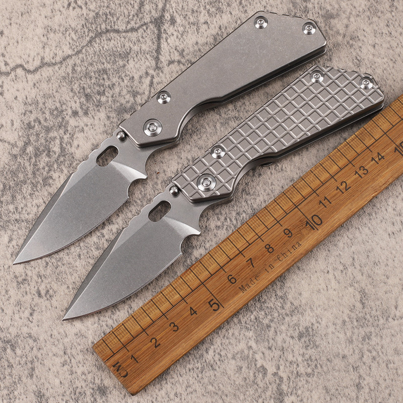 钛合金手柄CPM154钢折叠便携高硬度野营EDC刀具便携口袋刀户外刀