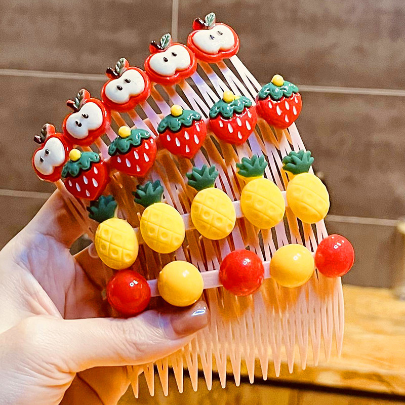 2022 nuevo estilo pelo roto artefacto peine para el cabello niños niña insertar peine accesorios para el cabello flequillos de niña acabado tocado de horquilla de verano