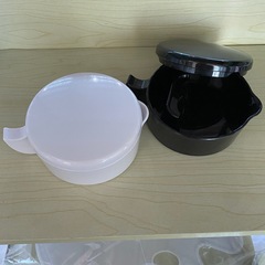 Multi-functional plastic ink tank, black imitation porcelain ink fountain with cover, ink cartridge, pen and color ink fountain, lickable pen and inkstone