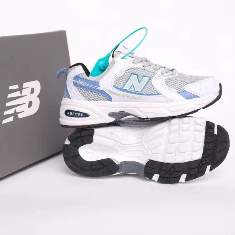 Кроссовки «dad shoes» унисекс дышащая сетка, хо‑конг стрит‑стайл, серебристые (разм. 35–50)