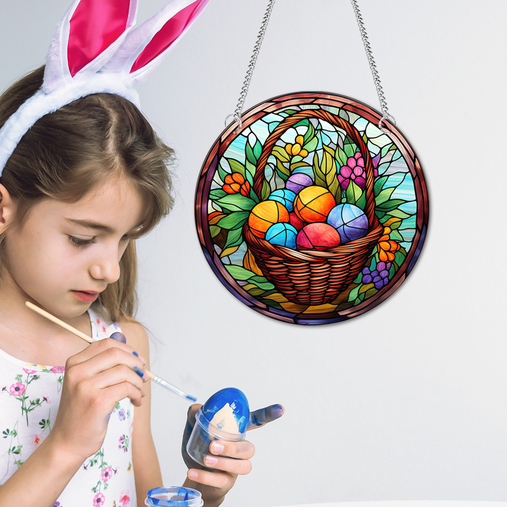 95g Weight pendant Home Textiles & Decor Type Acrylic Material Easter Festival Rabbit Pattern Casual, Elegant, Classical Style Easter Casual Elegant Classical Rabbit Arylic Party Supplies Decorations 98