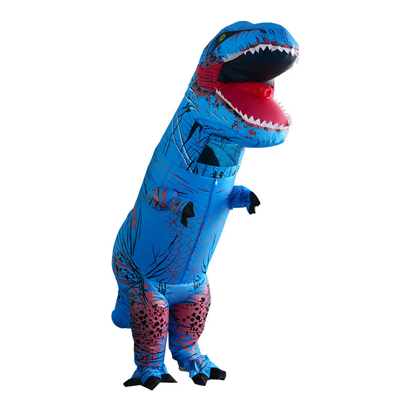 Disfraces inflables de Halloween trajes transfronterizos para niños trajes inflables de Tiranosaurus trajes de dinosaurios para adultos