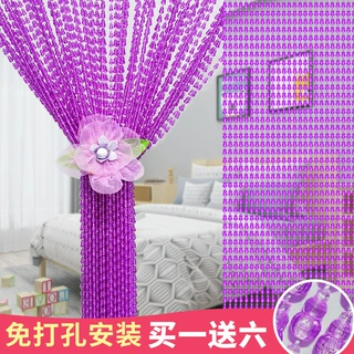 珠帘门帘风水葫芦塑料仿水晶帘子装饰隔断玄关卧室卫生间防蚊蝇帘