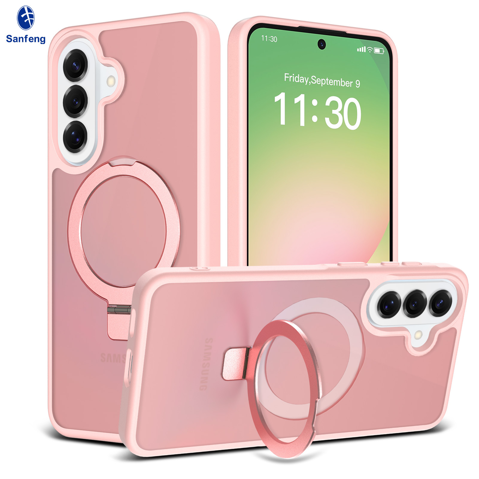 Amazon nuevos productos Samsung a57 succión magnética soporte de caso de teléfono móvil a37 piel a27 protección contra caídas al por mayor image 12