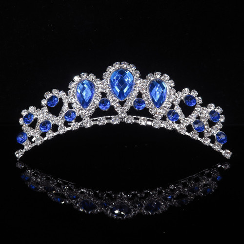 New style wedding hair accessories, rhinestone crown ornaments, colorful hair combs, comb ornaments factory wholesale direct supply 