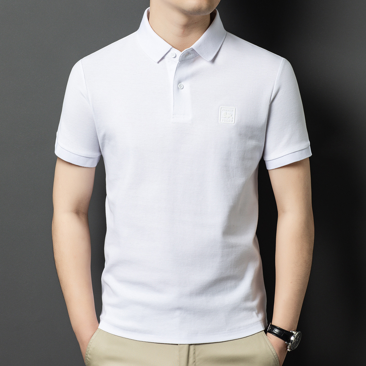 Cotton summer polo