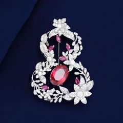 福禄胸针高档女小众高级感轻奢别针精致时尚花藤葫芦胸花大衣配饰