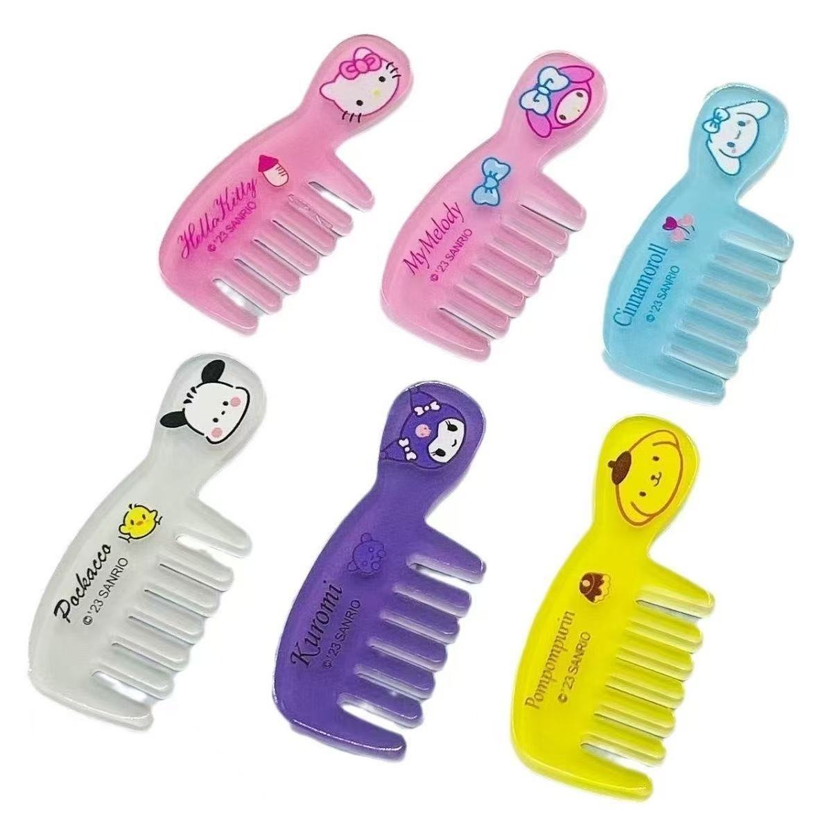 DT7069 만화 빗 머리핀