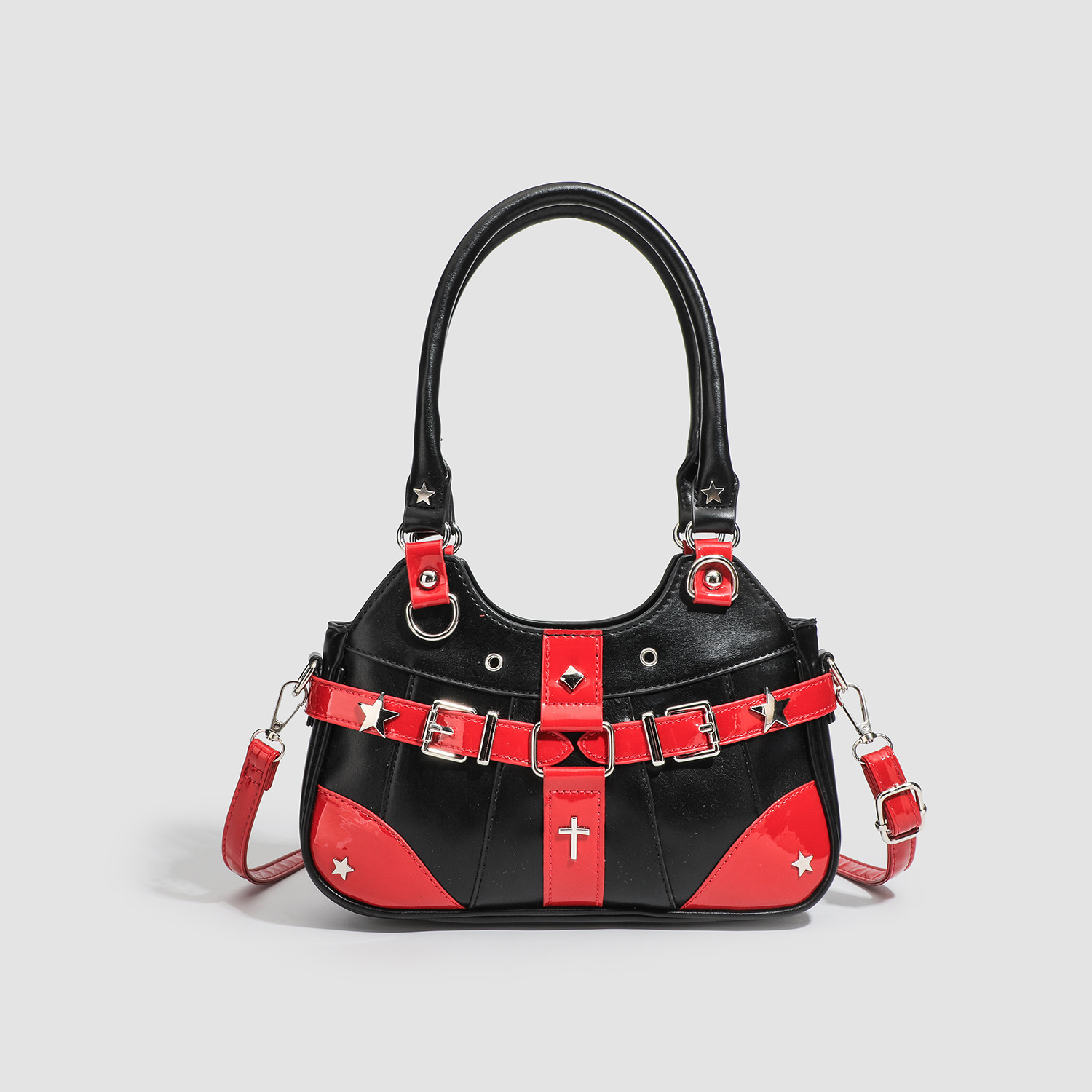 小食量透明女日常斜挎亚文化辣妹腋下包新款设计感痛包