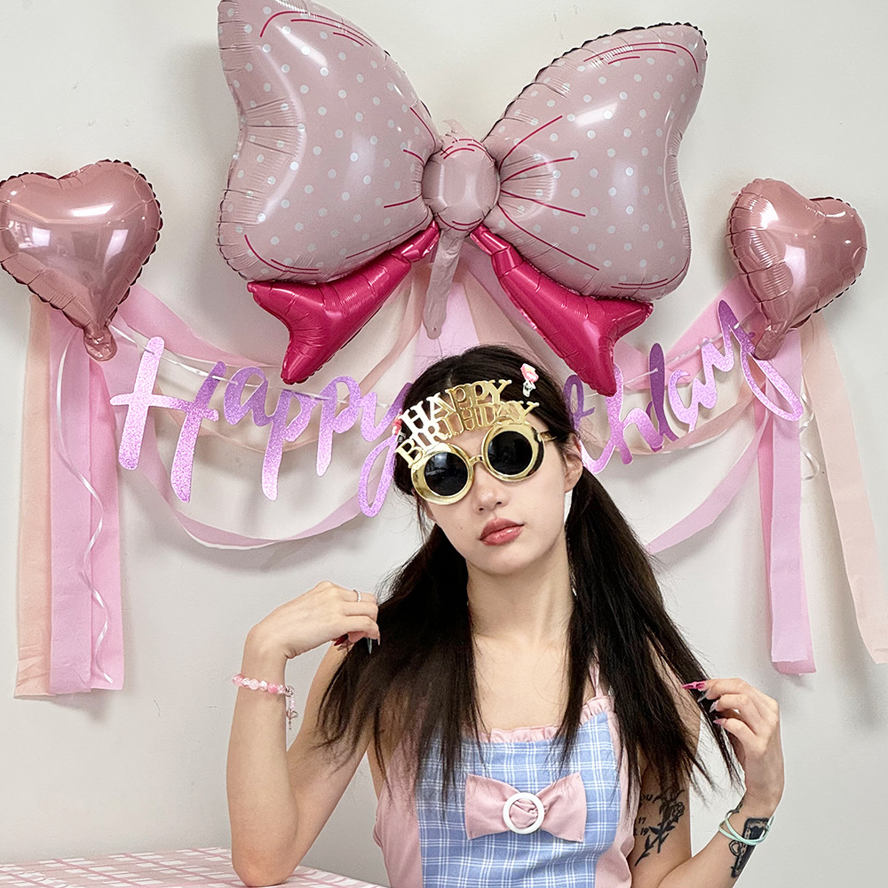 Gafas Decorativas con Letras Happy Birthday de Plástico ABS Galvanizado para Fiesta de Cumpleaños image 7