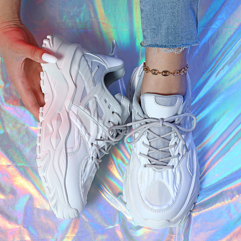 Damen-Wanderschuhe, Tennisschuhe, Sneakers, Mesh-Gummisohle, langlebig, gepolstert, vielseitig einsetzbar_voghion.com