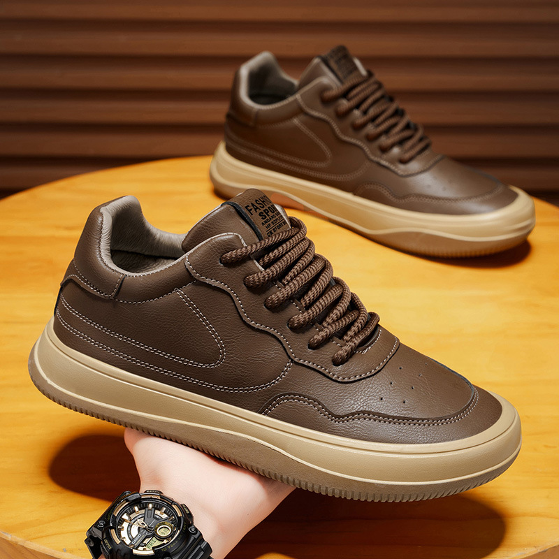2026 primavera nuevo estilo simple con suela suave ligera antideslizante zapatos casuales de hombre moda deportivo de moda universal skate