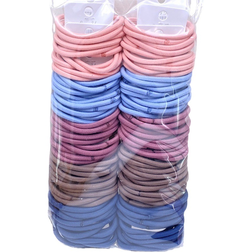 10 tarjetas 03 banda para el cabello sin costuras 06 nylon banda de goma elástica alta accesorios para el cabello de las mujeres accesorios de la tienda 2 yuanes