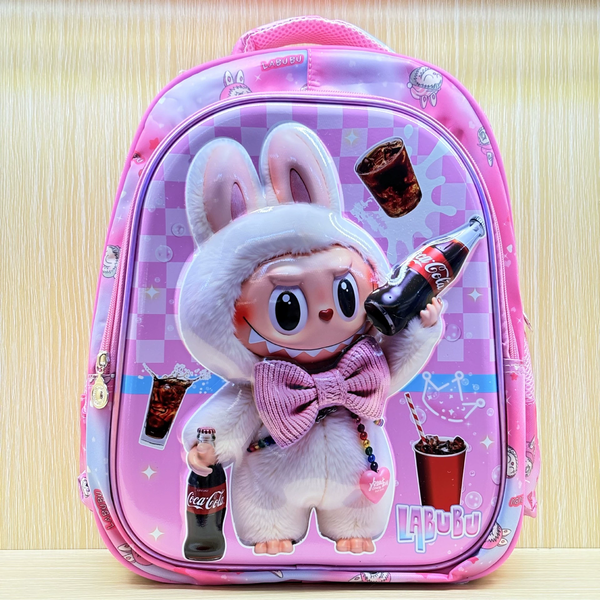 Cute backpack, cartoon bag for men and women, 16inch, for teenagers
