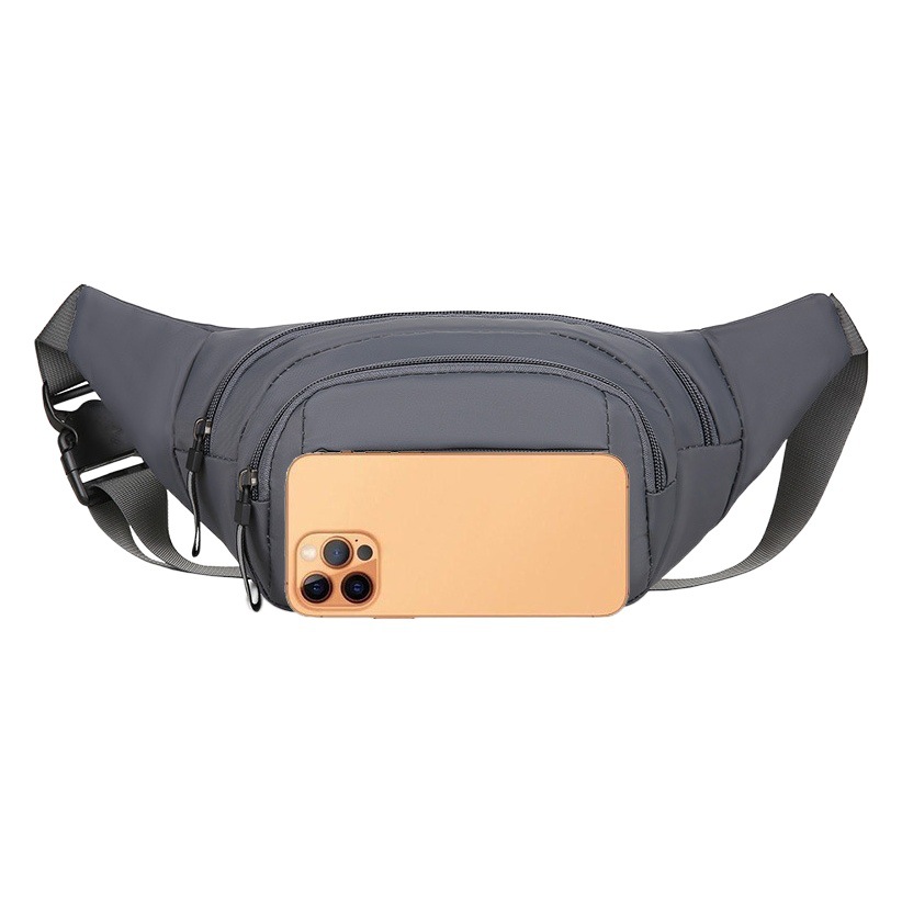 Deportes al aire libre multifuncional impermeable bolso de la cintura hombres y mujeres de gran capacidad caja registradora negocio sitio de construcción trabajo teléfono móvil bolsa