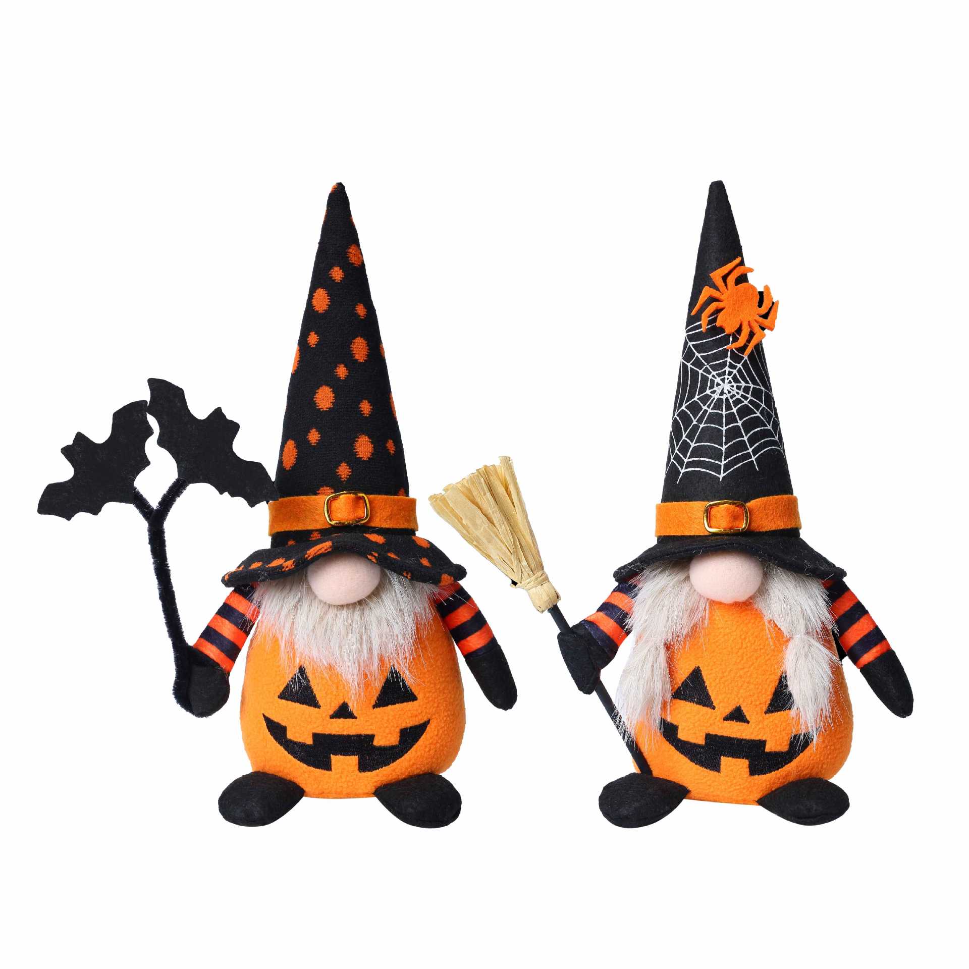 Nuevos productos transfronterizos Halloween murciélago calabaza cara muñeca sin rostro enano decoración decoración Rudolph goblin lote de muñeca