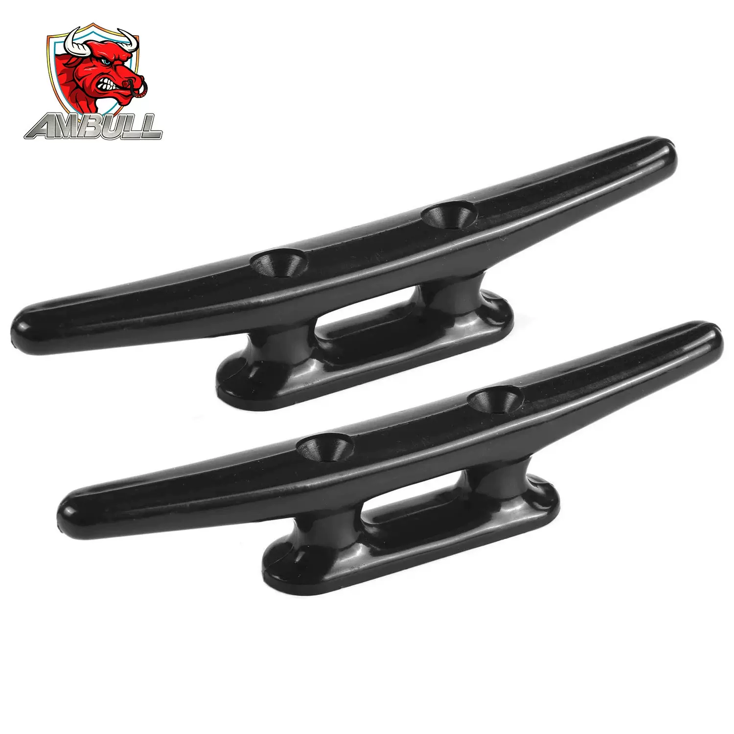 出口品质厂家直供尼龙系船柱黑白羊角连体索栓绳栓船用游艇配件