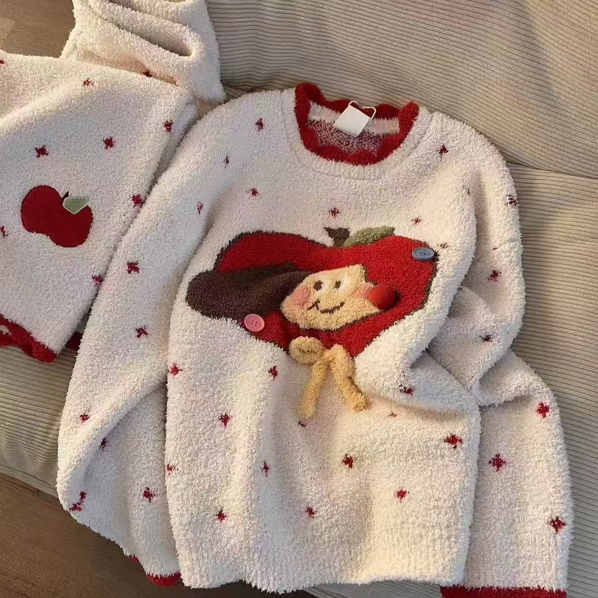 パジャマ 冬用 レディース コーラルフリース 2025年新作 冬用フランネル 秋冬 ホームウェアセット 工場直販