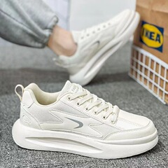 2024 Spring New Breathable Mesh Forrest Gump Men's Shoes Trendy and Versatile Dad Shoes Soft Sole Student Casual Shoes