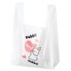 Disposable convenience bag catering dessert baking bread take-out packing bag thickened shopping plastic vest bag wholesale