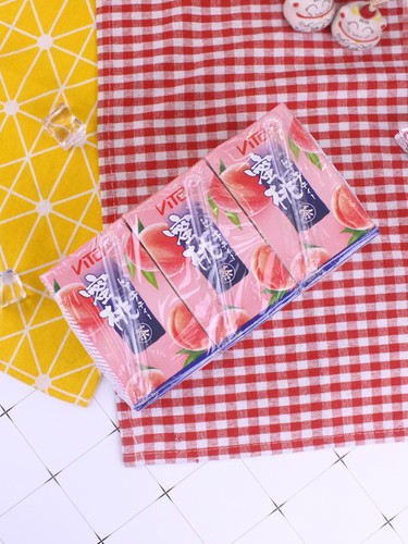 Hong Kong imported fruity drink Vita Peach Tea 250ml*6 boxes Hong Kong version