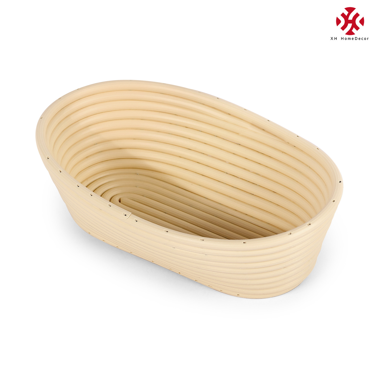 Nuevos productos personalizados PP ratán cesta de fermentación europea utensilios para hornear cesta de pan de fermentación rural cesta de fermentación de masa