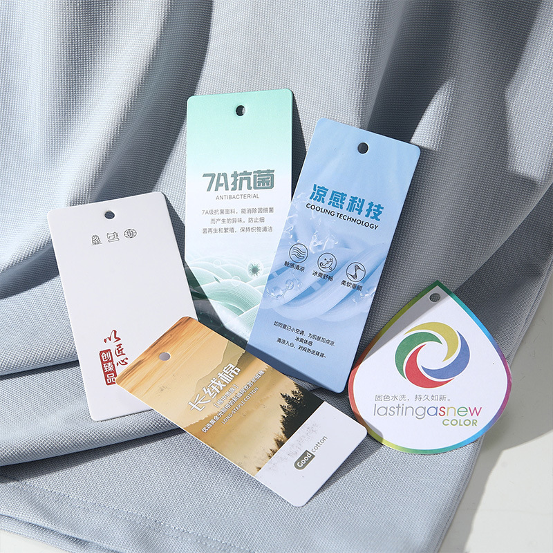 7A antibacteriano desodorizante desocultación sensación de hielo collar camisa de publicidad de manga corta ropa de trabajo camisa cultural polo poliéster algodón camiseta personalizada