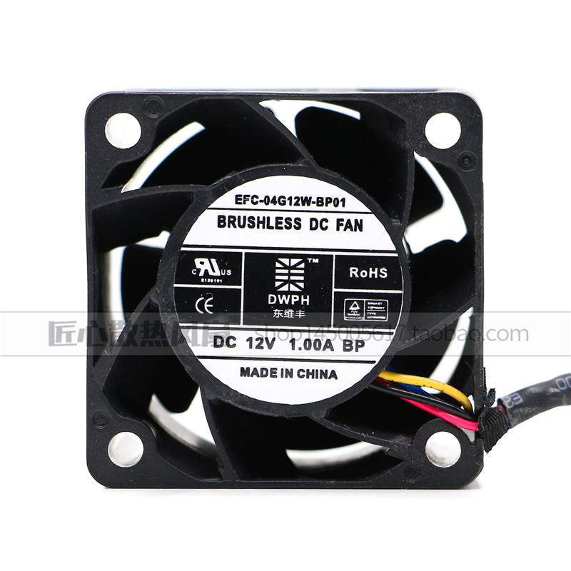 DWPH东维丰 4028 12V 1.00A EFC-04G12W-BP01 4CM 双滚珠散热风扇