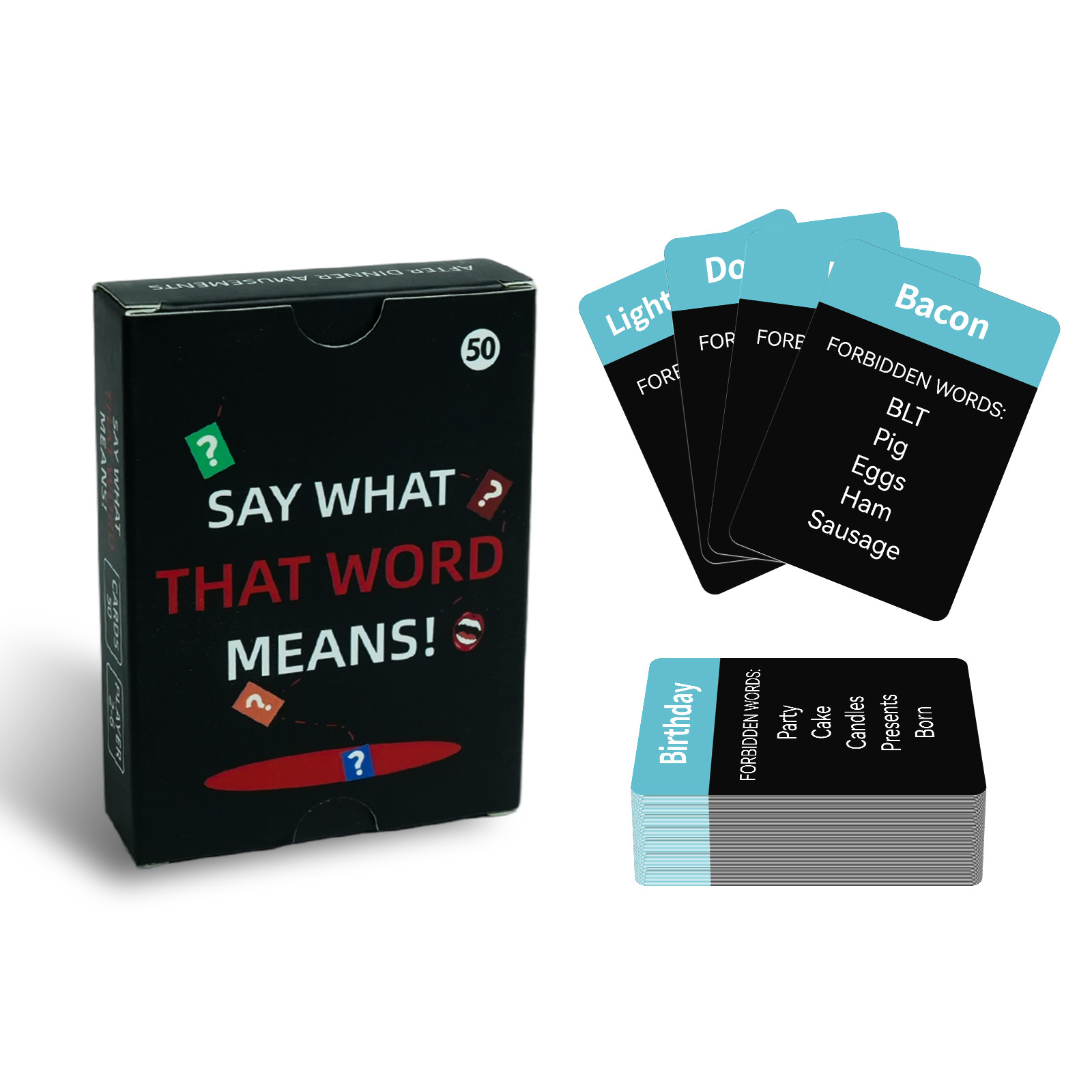 Neues grenzüberschreitendes interaktives 50-teiliges Spielbrett-Kartenset: Erschaffe dein eigenes Trinkspiel mit lustigen und kreativen Beschreibungen_voghion.com