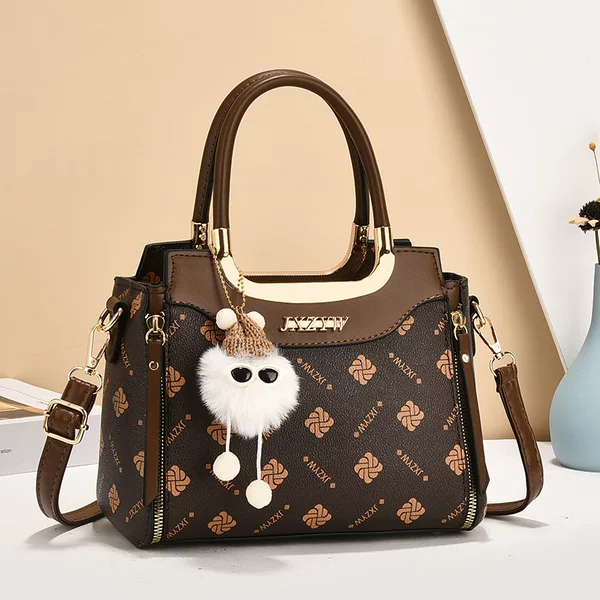 Bag Women's 2025 New Arrival Printed Fashionable All-Match Women's Bag Simple Large Capacity Shoulder Crossbody Handbag for Hair