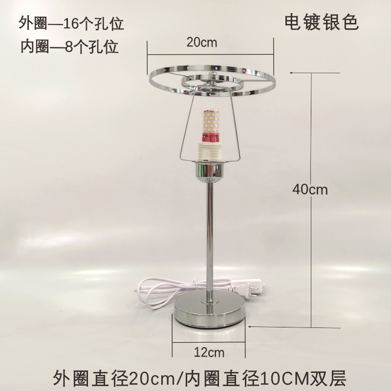 DIY貝殻電気スタンドシャンデリア棚復古水晶棚二重三層棚風鈴シャンデリア小紅本おすすめ|undefined