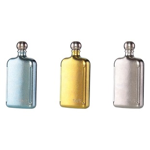 TAIC titanium pure titanium small hip flask portable mini outdoor high-grade household liquor pot portable 226mL