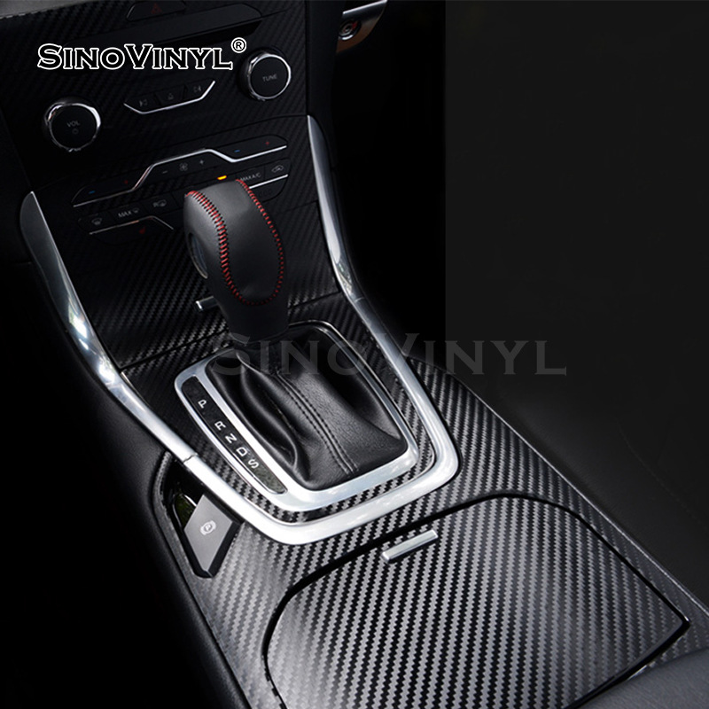 Carlake 3D de fibra de carbono etiqueta engomada del coche interior y exterior decoración de color cambiante película de fibra de carbono teléfono móvil película protectora al por mayor