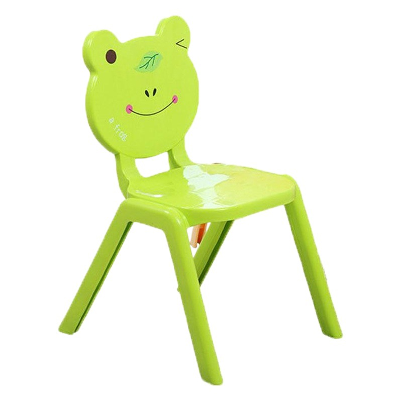 Thickened Children's Home-Use Chair with Backrest, Kindergarten Learning Desk Chair, Baby Cartoon Chair, Non-Slip Dining Stool