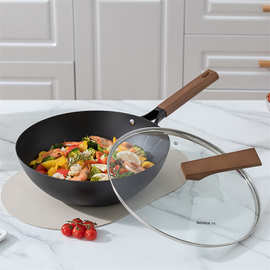 佰造(Betoice)佰味极铁无涂层炒锅 BZ-FC516 礼盒装 量大从优 可