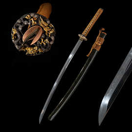 外贸高端手工刀剑小乌丸日本刀东洋居合刀龙泉长刀katana未开刃