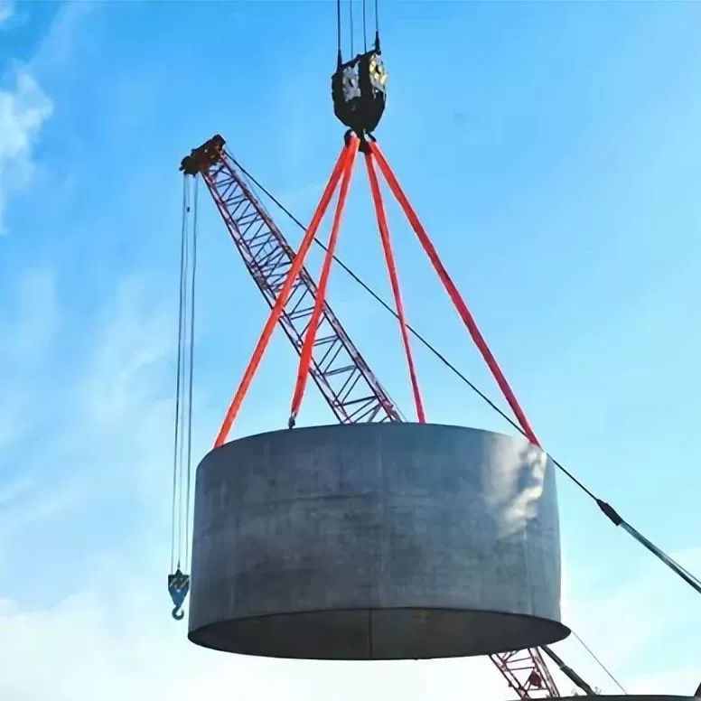 Фабричный Цвет Плоский подъемный ремень промышленный подъемный двойной пряжкой кольцо подъемный строп Круглый подъемный ремень