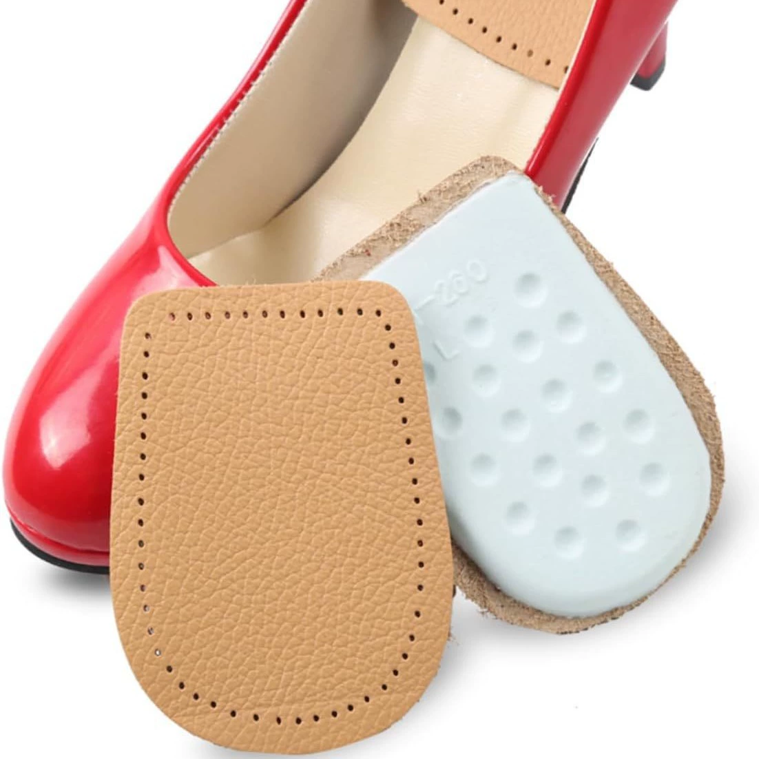 Заводская Прямая Кожа из воловьей кожи задняя половина подушки, повышающая пятку, удобная повышающая половина подушки, утолщенная воловья кожа, Противоизносная