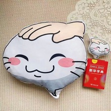 动漫手游表情包抱枕摸头毛绒玩具沙发床上靠垫可爱公仔玩偶礼物