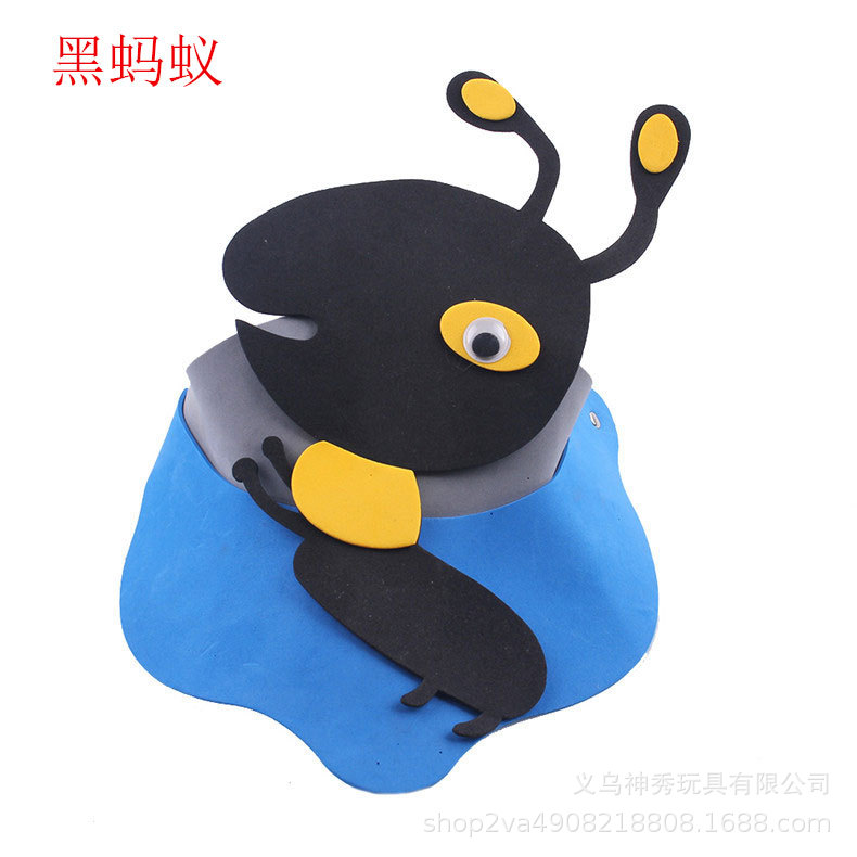 Día del niño Eva sombrero para el sol actividades entre padres e hijos dibujos animados animal tocado doce tocado del zodiaco