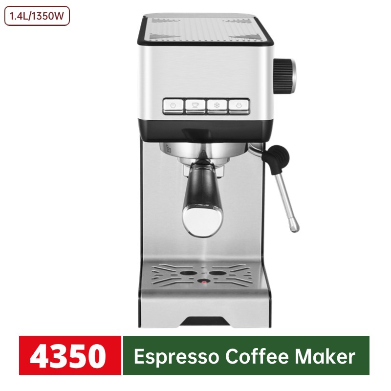 Máquina de café espresso portátil de acero inoxidable de alta calidad semiautomática máquina de café italiana Barista