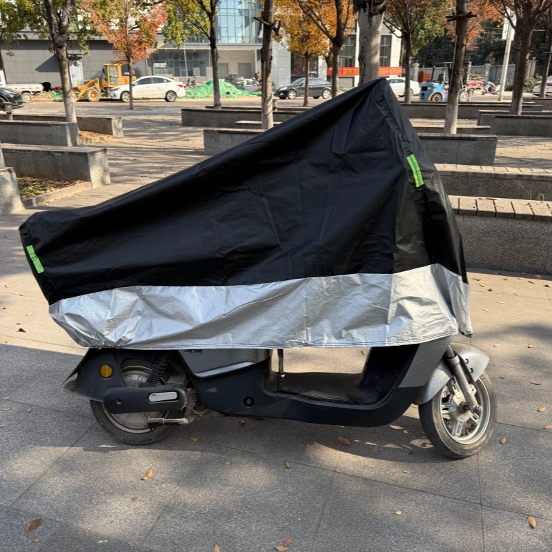 Thickened Electric Vehicle Cover Cross-Border Foreign Trade Amazon Splicing Snowproof, Windproof and Waterproof Motorcycle Cover