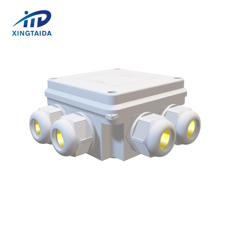 户外防水盒ABS塑料电缆IP67密封接线盒室外防水接线箱电缆分线盒