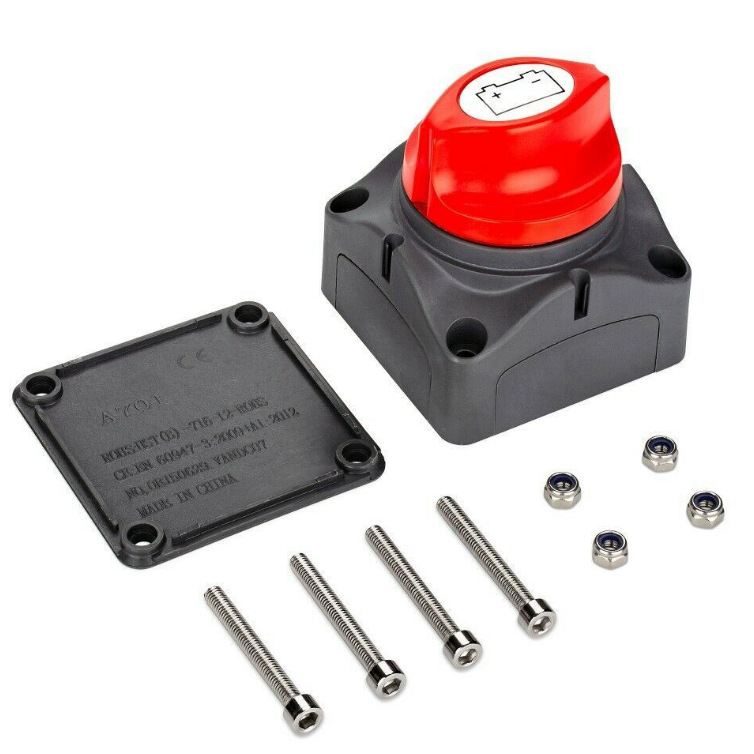 AC-701S BEP电瓶主开关2档三挡带底座断电开关房车总电源断电开关