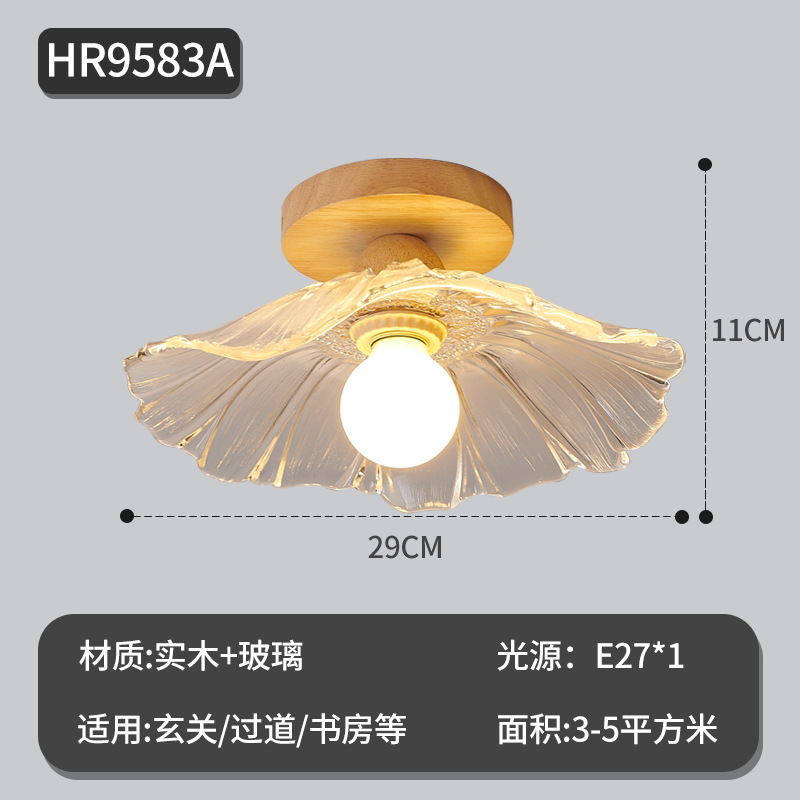 吸顶灯创意门厅过道灯走廊灯水晶玄关阳台卧室灯现代简约北欧灯具|undefined