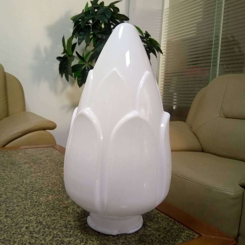 Double-layer Magnolia Lampshade PMMA Acrylic Bamboo Shoot Cover Outdoor Street Light Courtyard Landscape Lampshade