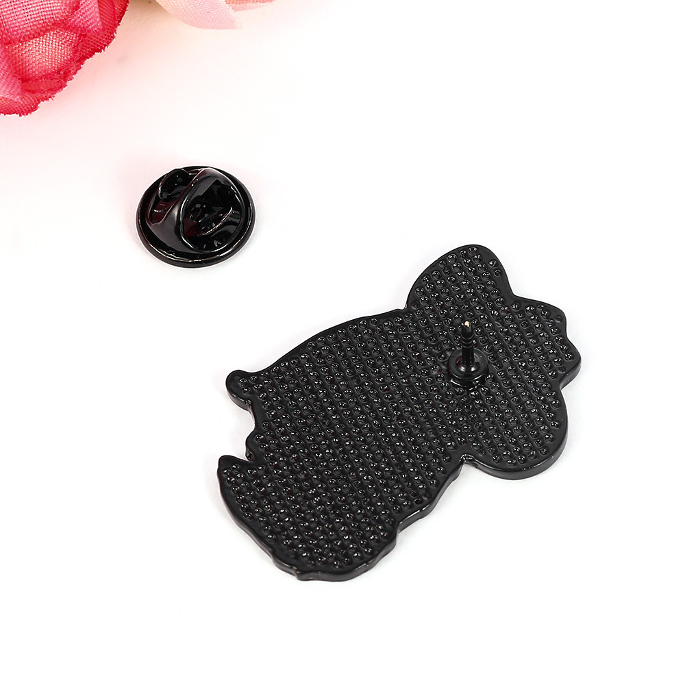 12g Weight Brooches Classification Casual, Daily Occasion Alloy Material Cattle, Cat Pattern Unisex Gender Cute Style Cute Pin Cattle Cat Alloy Unisex Brooches 8