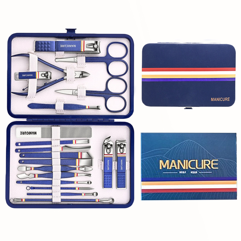 外贸工厂现货指甲刀套装指甲剪指甲钳防飞溅高端修脚工具直销代发|ms